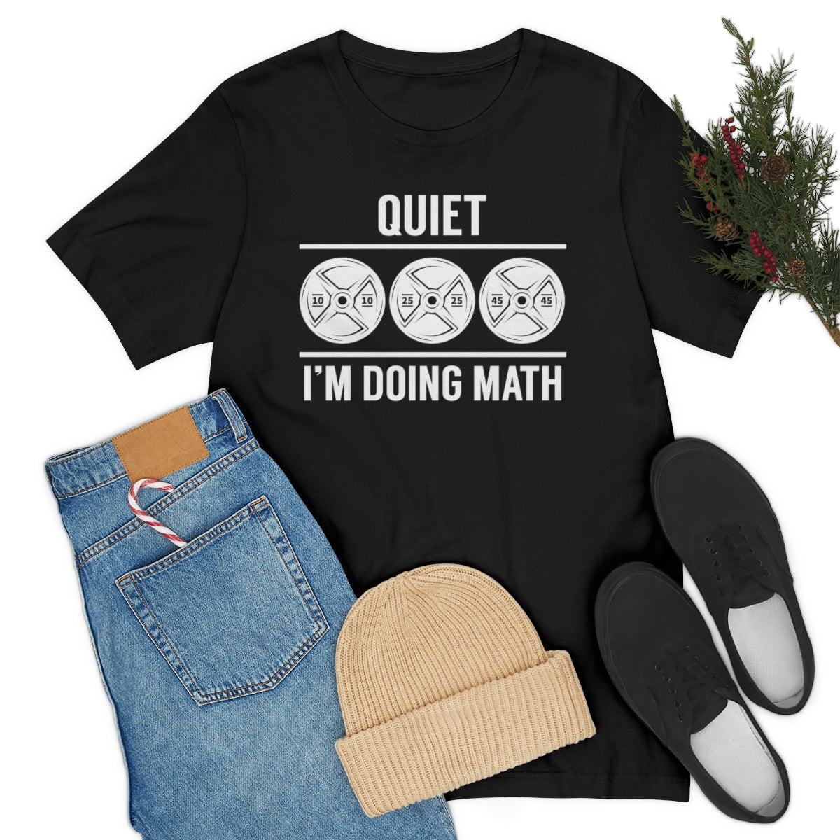 Doing Math Weights TShirtSon UK