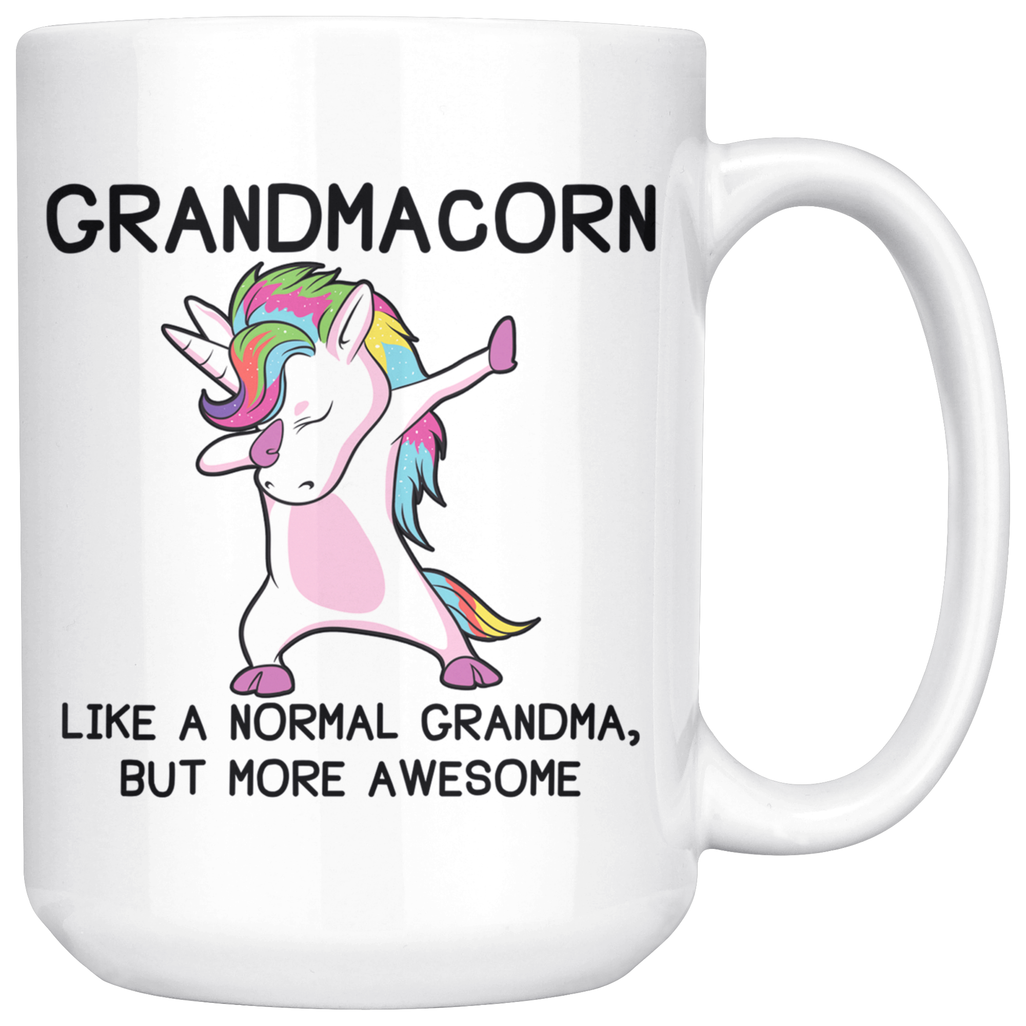 White 15oz Mug - Grandmacorn Mug