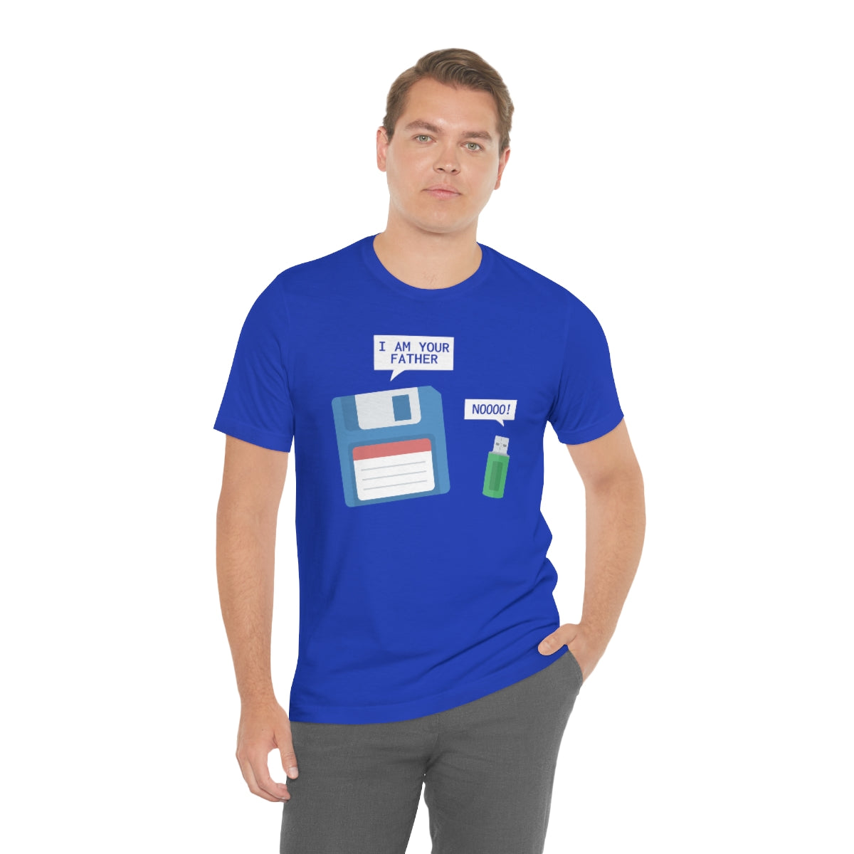 Floppy Disk USB Father TShirtSon UK