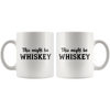 White 11oz Mug - Might Be Whiskey