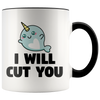 Accent Mug - Narwhal Cut You