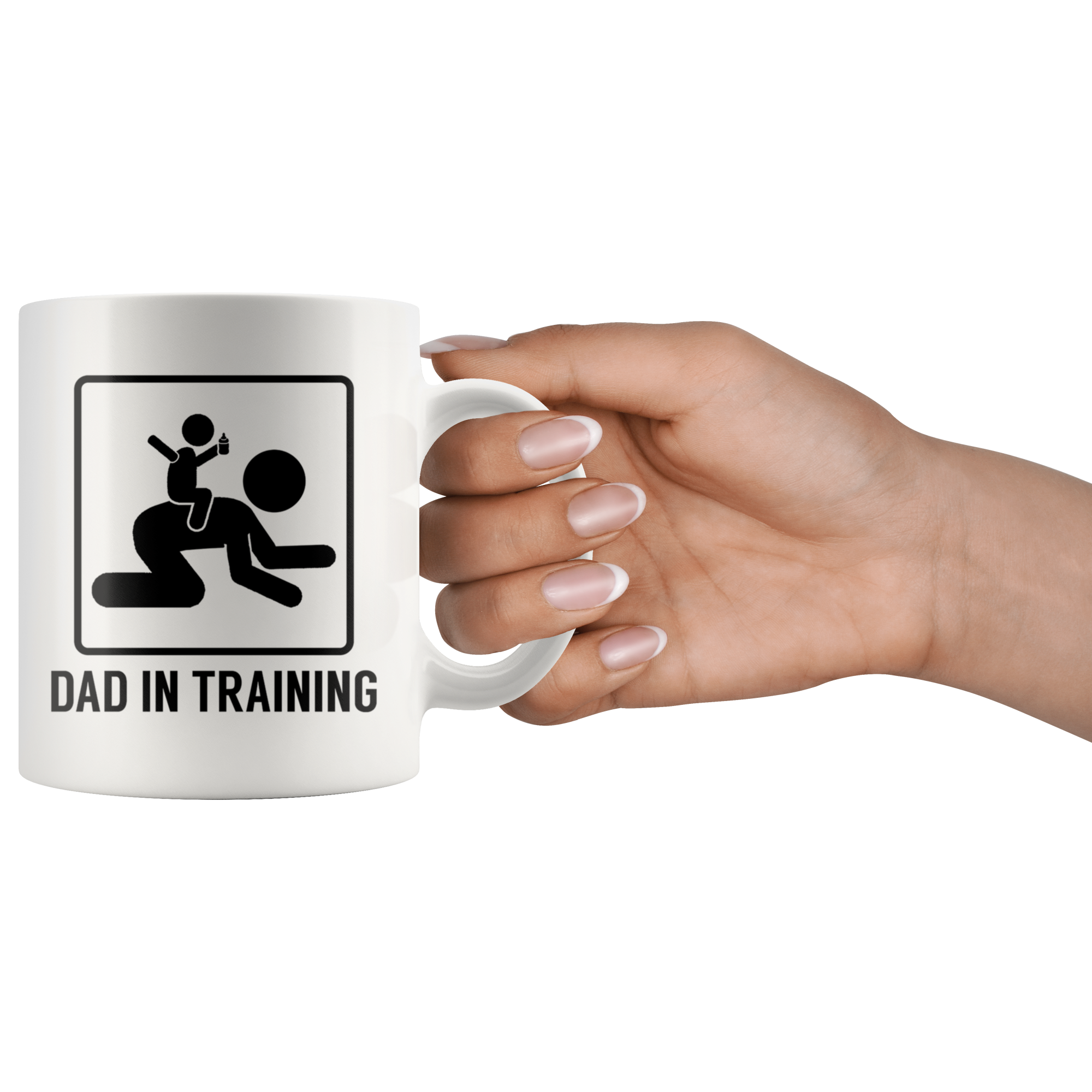 White 11oz Mug - Dad In Training