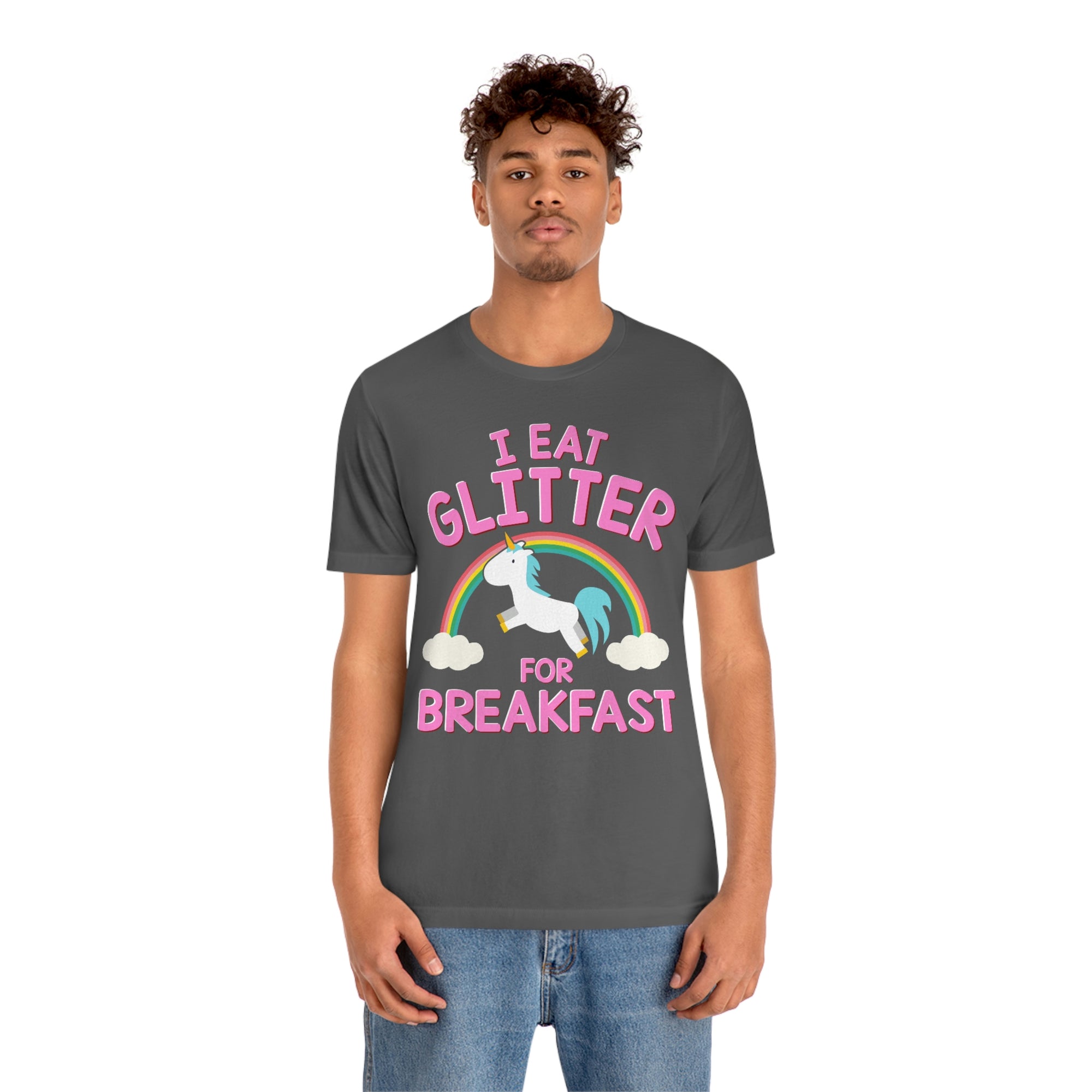 Unicorn Eat Glitter Breakfast TShirtSon UK