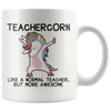 White 11oz Mug - Teachercorn