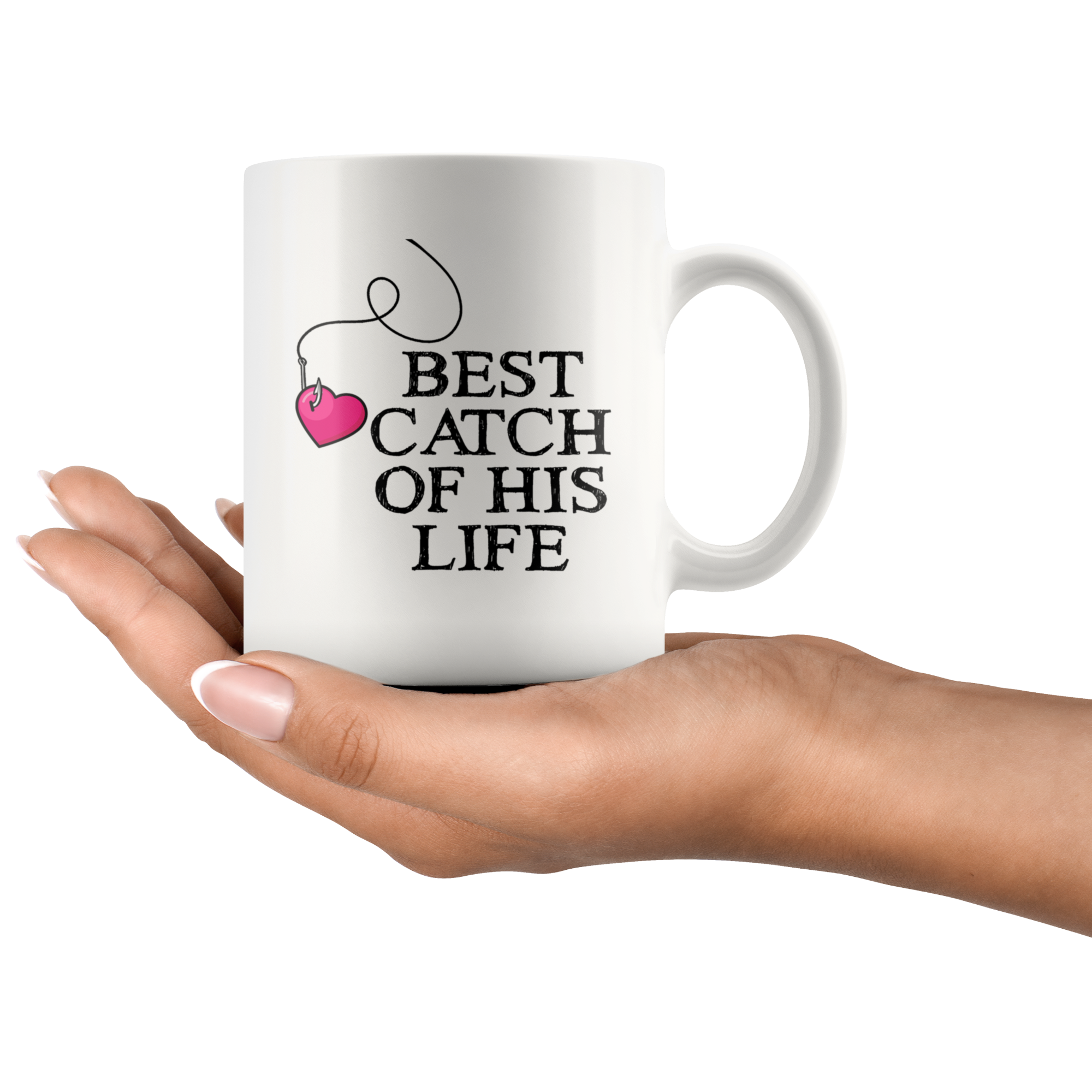 White Mugs - Fishing Matching Mug Best Catch