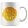 White 11oz Mug - Watercolor Aries