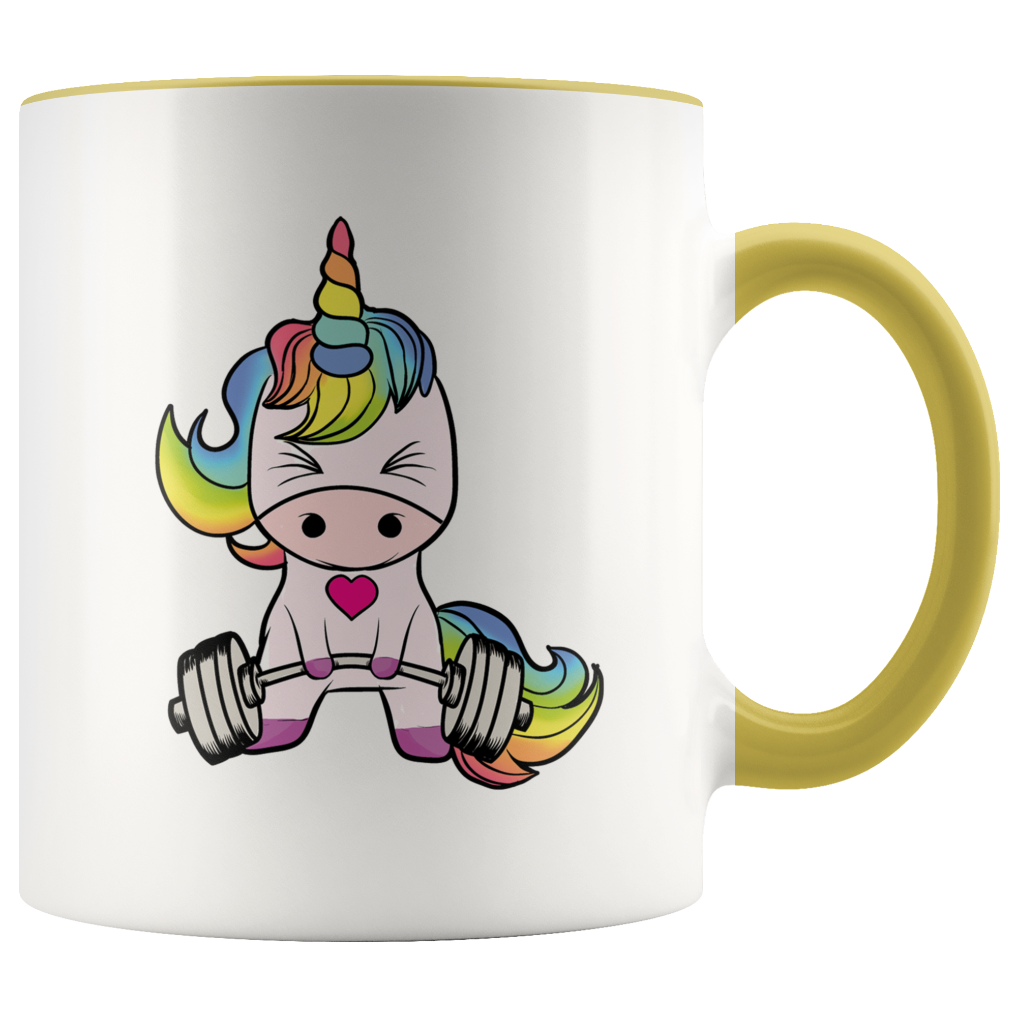 Accent Mug - Unicorn Gym Weightlifting