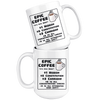 White 15oz Mug - Epic Coffee Mug