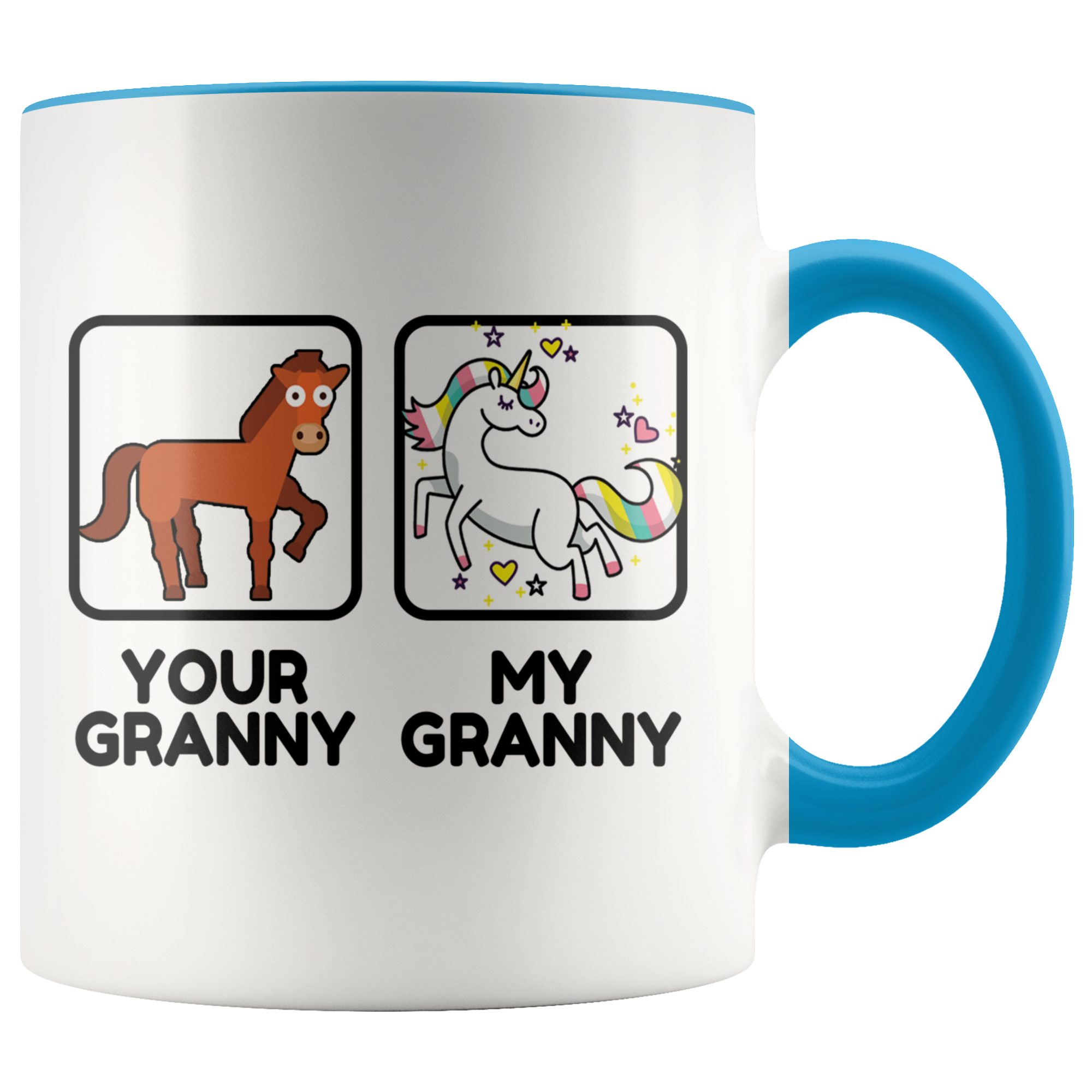 Accent Mug - Your Granny My Granny Unicorn