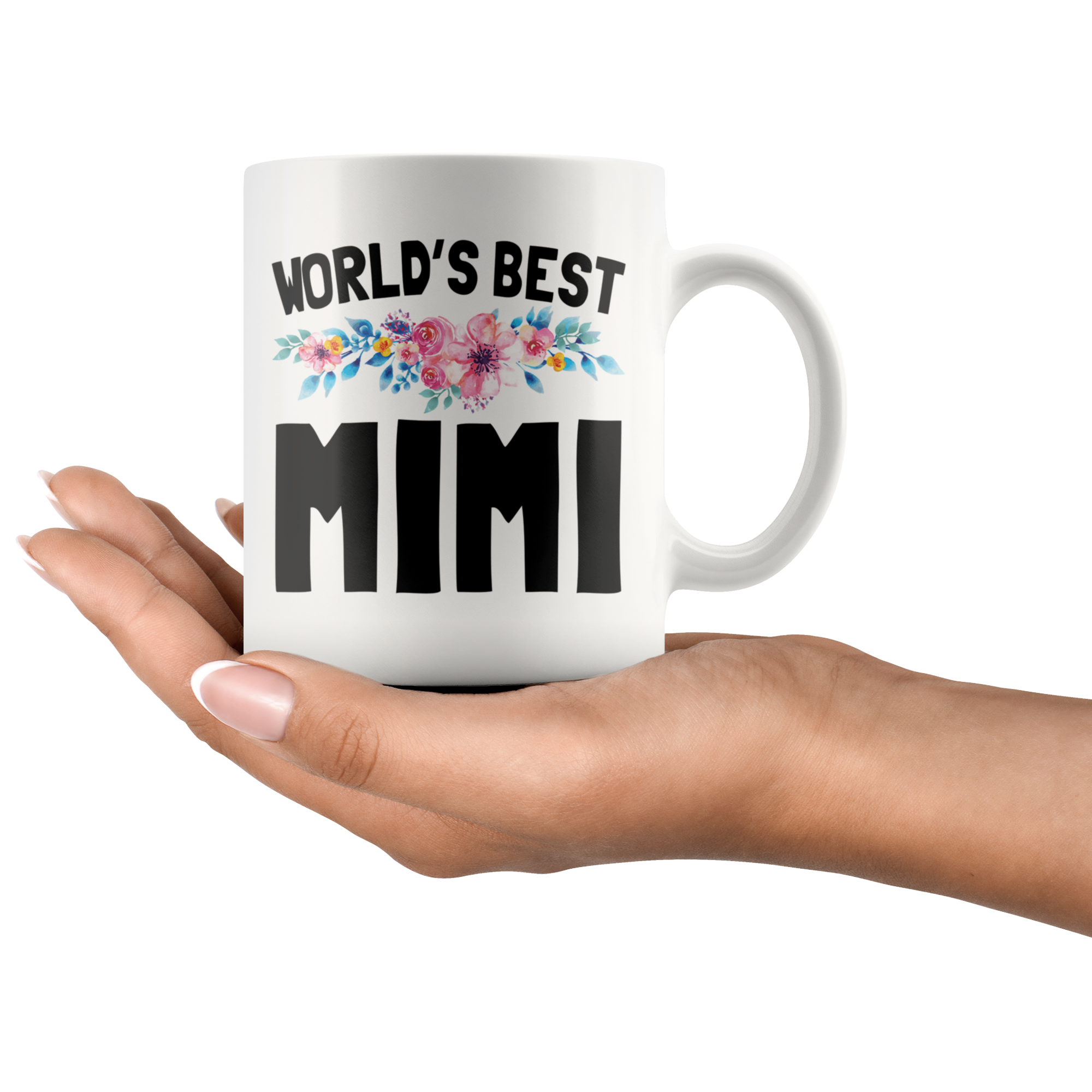 White 11oz Mug - World's Best Mimi