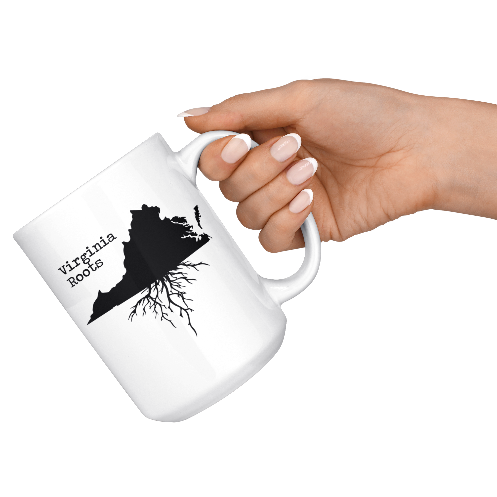White Mugs - Virginia Roots