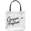 Origami Airplane Tote Bag