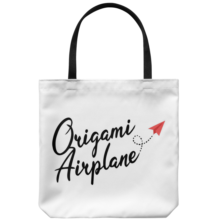 Origami Airplane Tote Bag