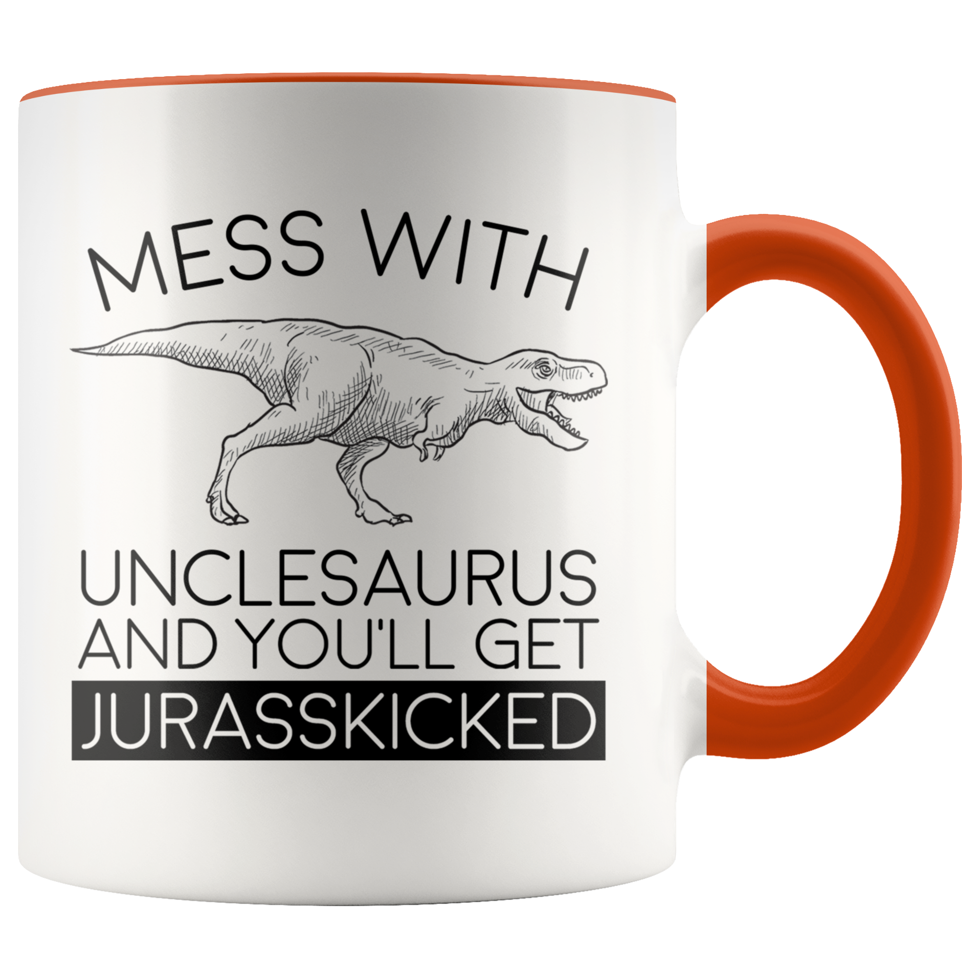 Accent Mug - Unclesaurus Jurasskicked