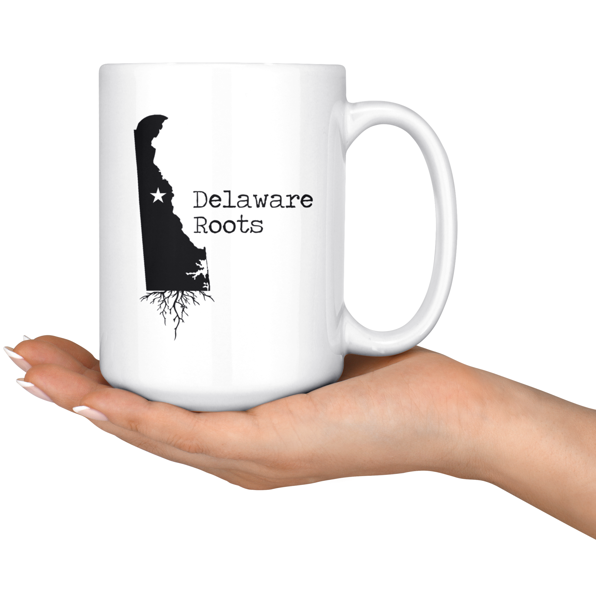 White Mugs - Delaware Roots