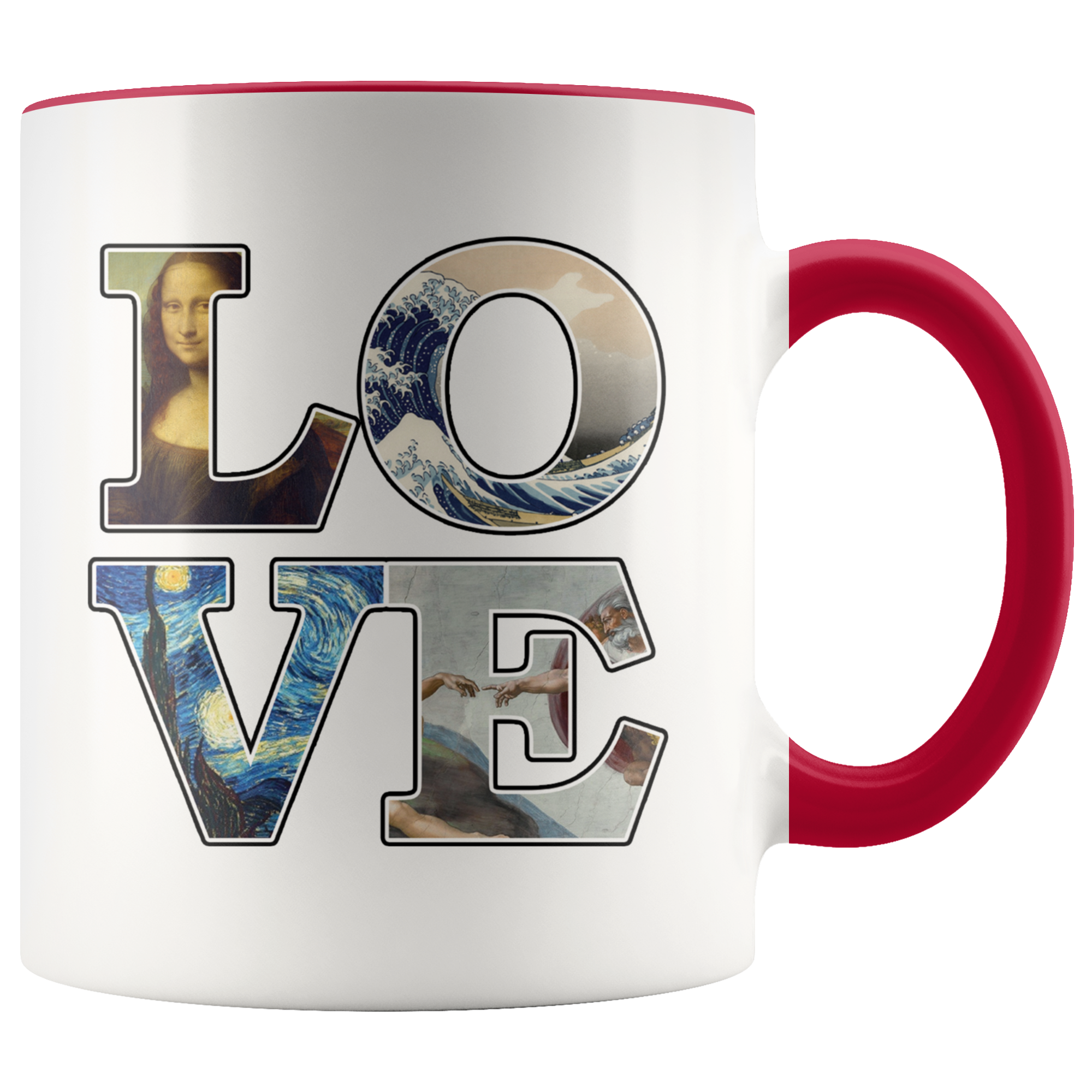 Accent Mug - Love Art Masterpieces