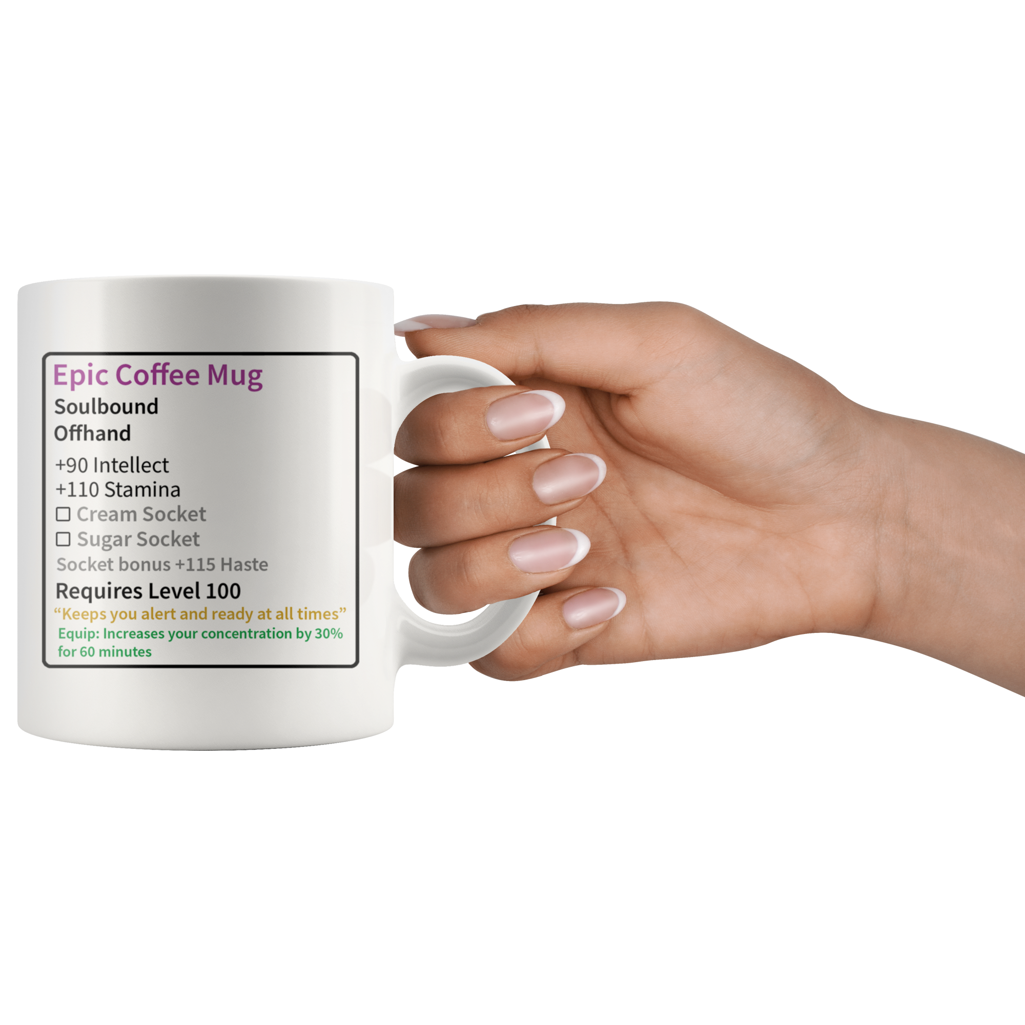 White 11oz Mug - Epic MMO Coffee Mug