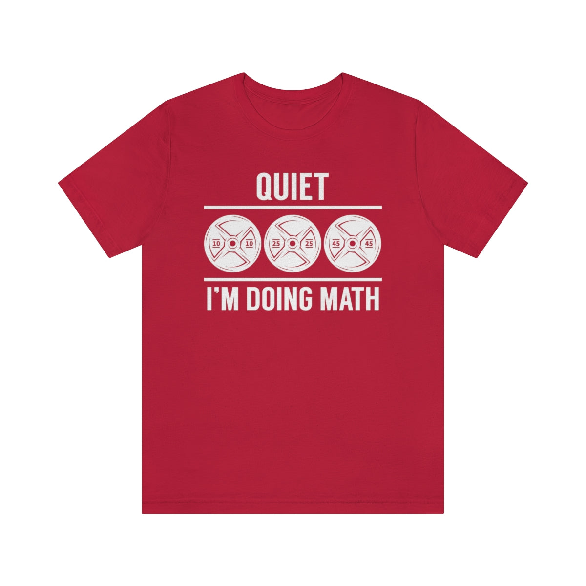 Doing Math Weights TShirtSon UK