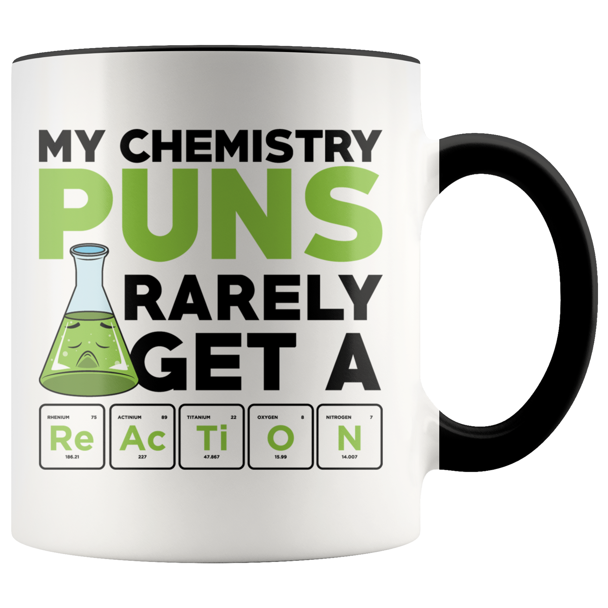 Accent Mug - Chemistry Pun Reaction