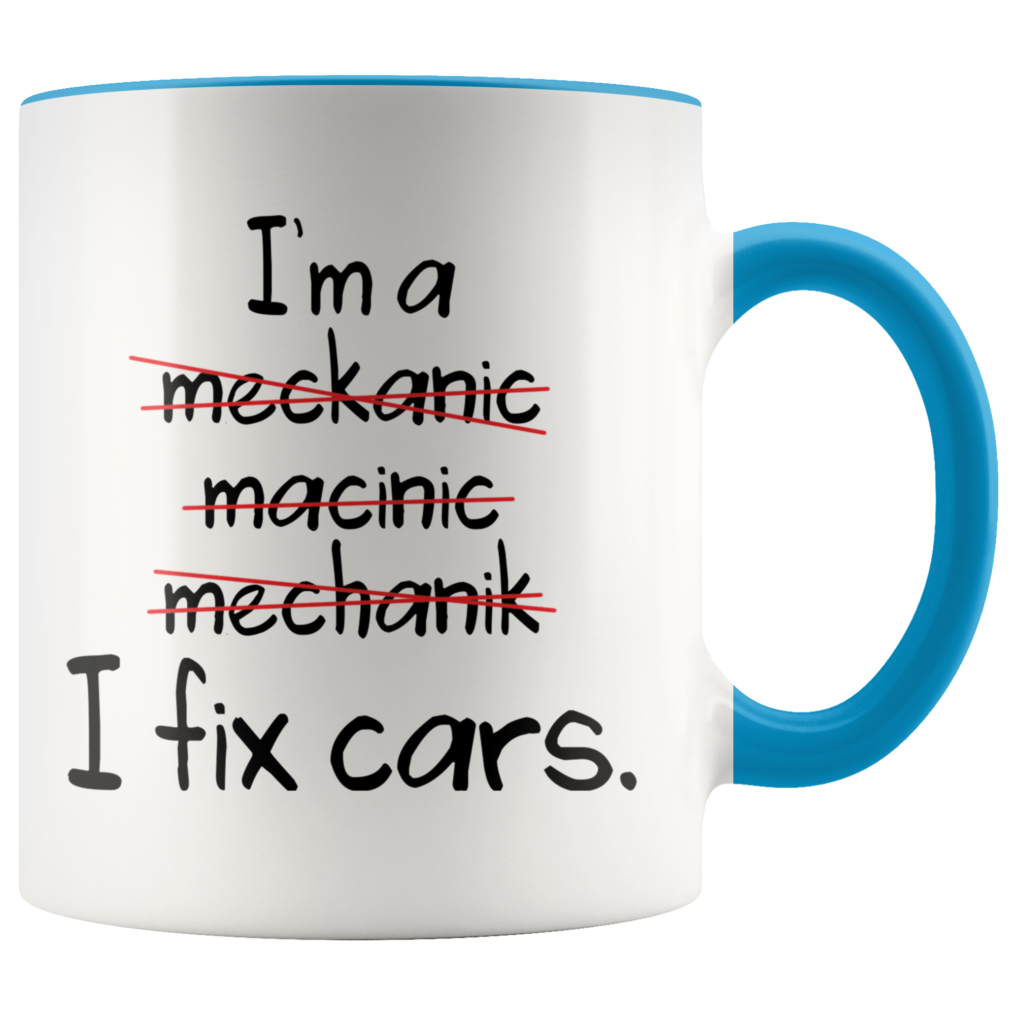 Accent Mug - Mechanic Spelling