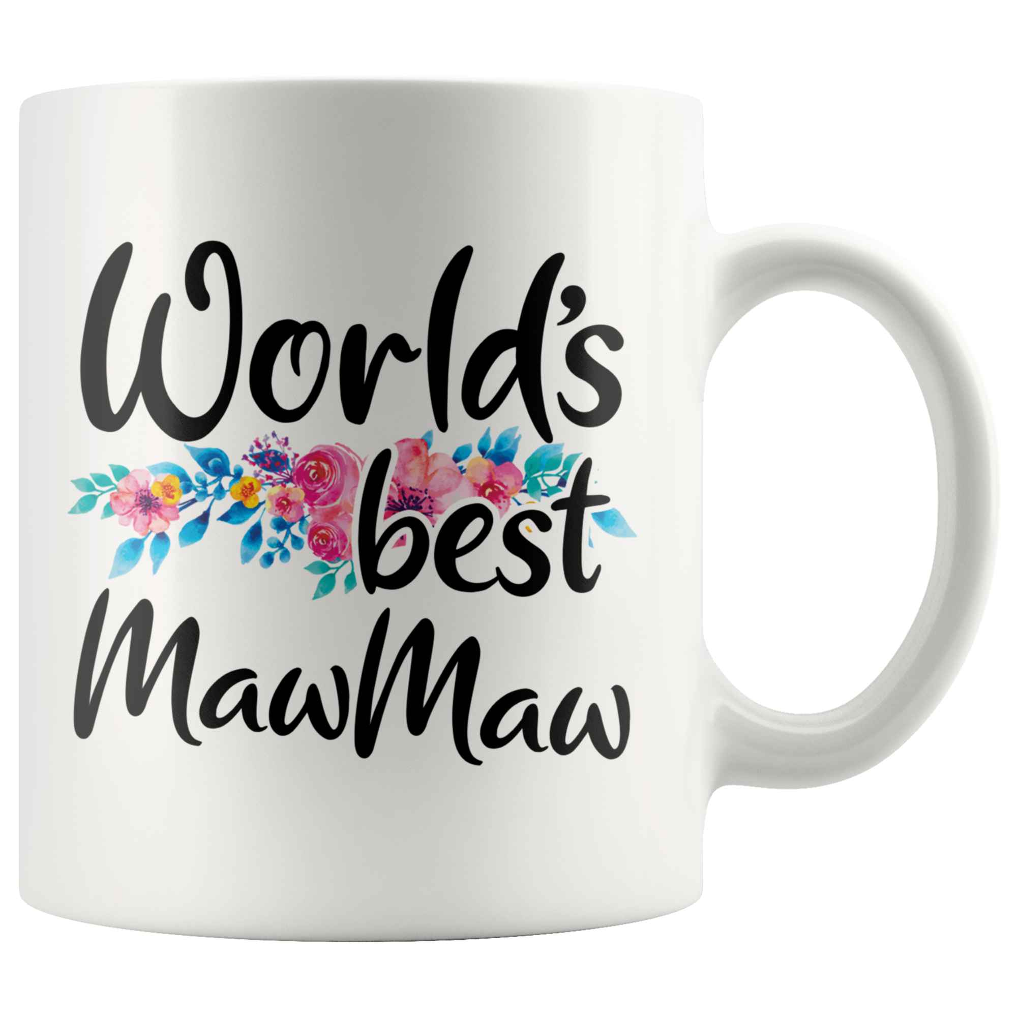 White 11oz Mug - World's Best Mawmaw