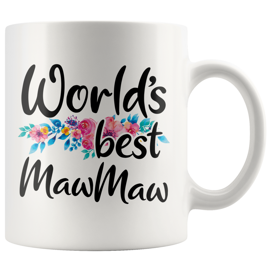 White 11oz Mug - World's Best Mawmaw