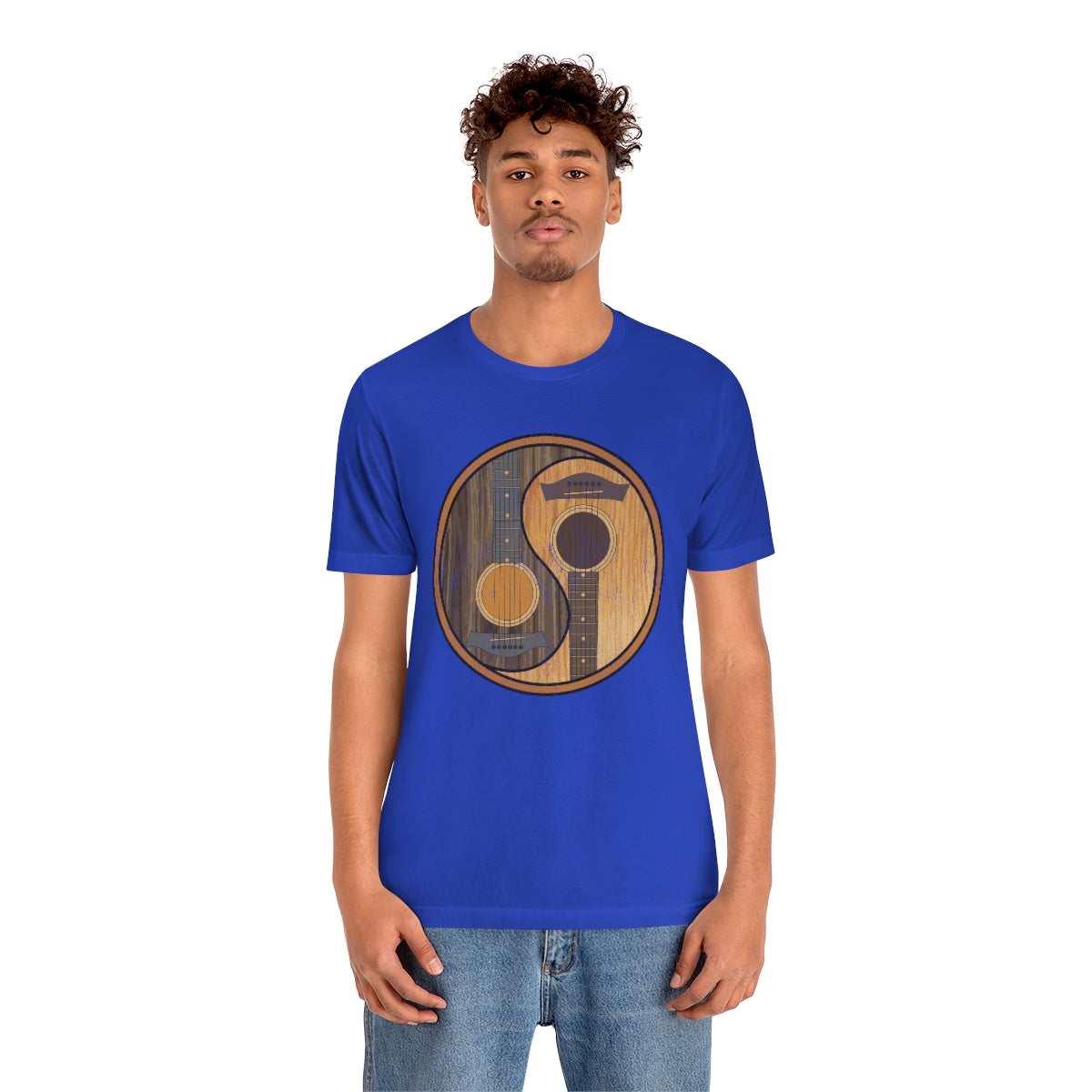 Guitar Yin Yang TShirtSon UK