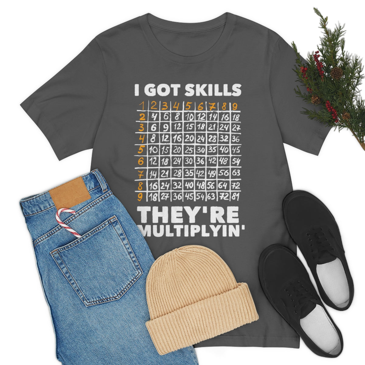Math Skills Multiplyin TShirtSon UK