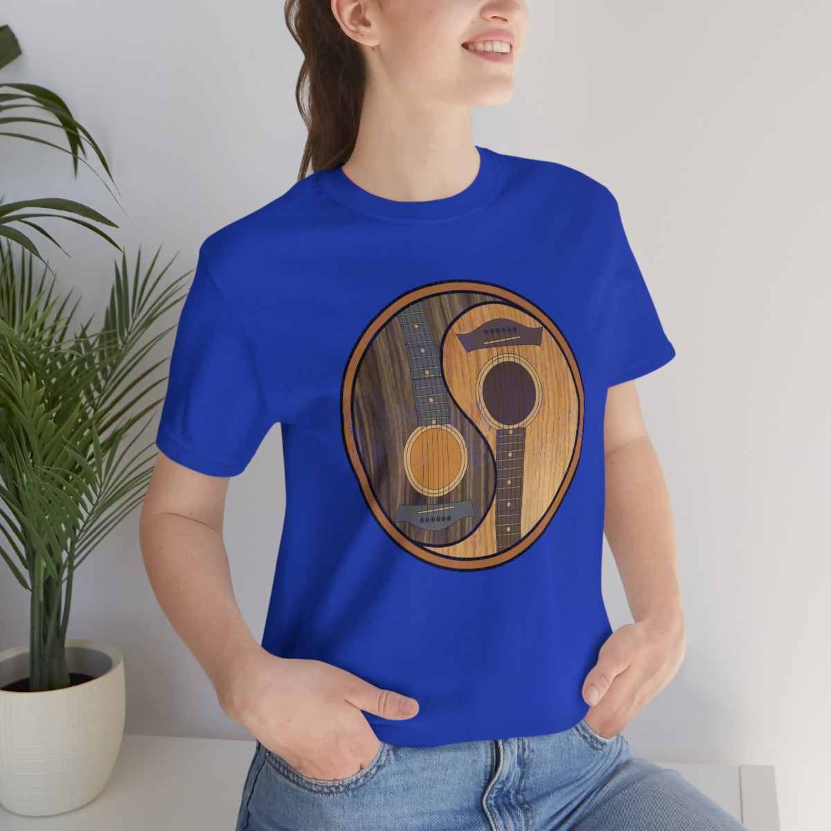 Guitar Yin Yang TShirtSon UK