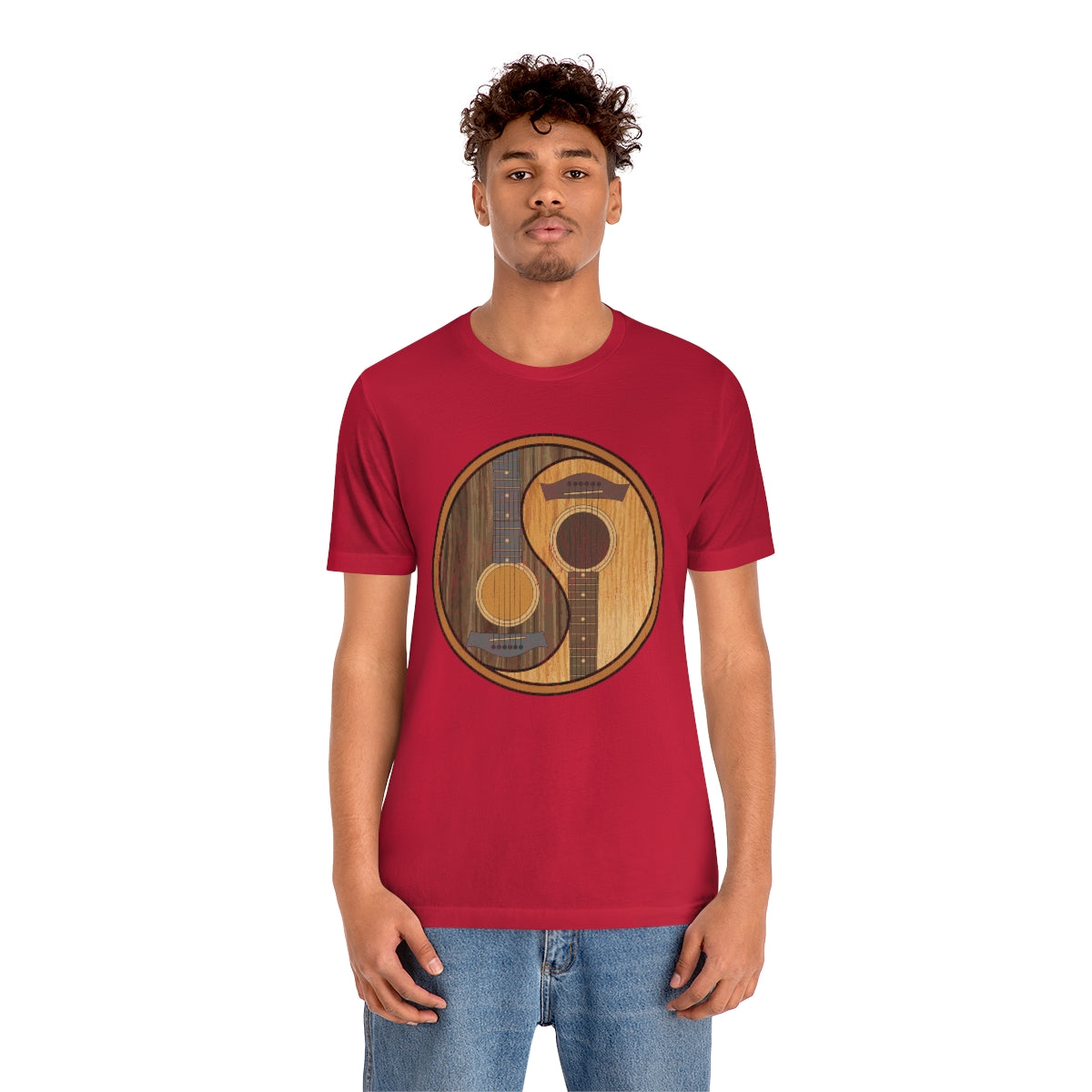 Guitar Yin Yang TShirtSon UK
