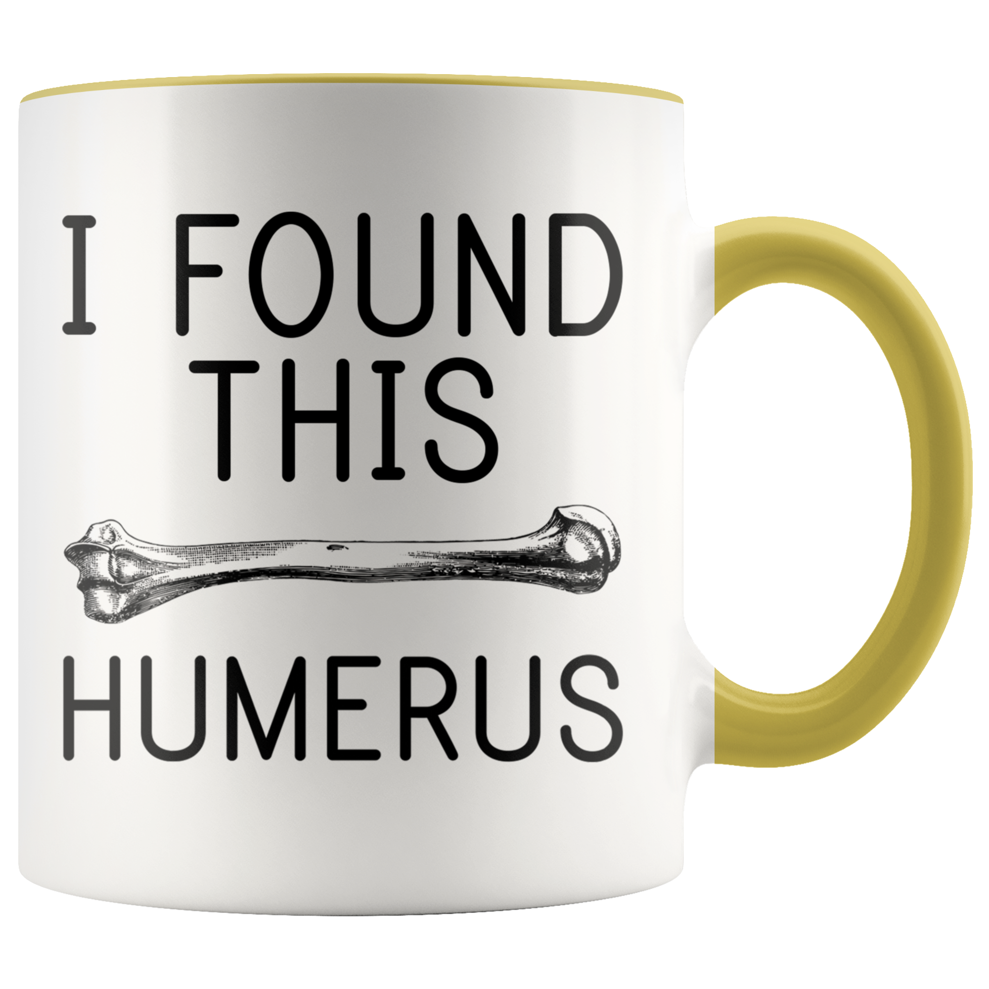 Accent Mug - I Found This Humerus