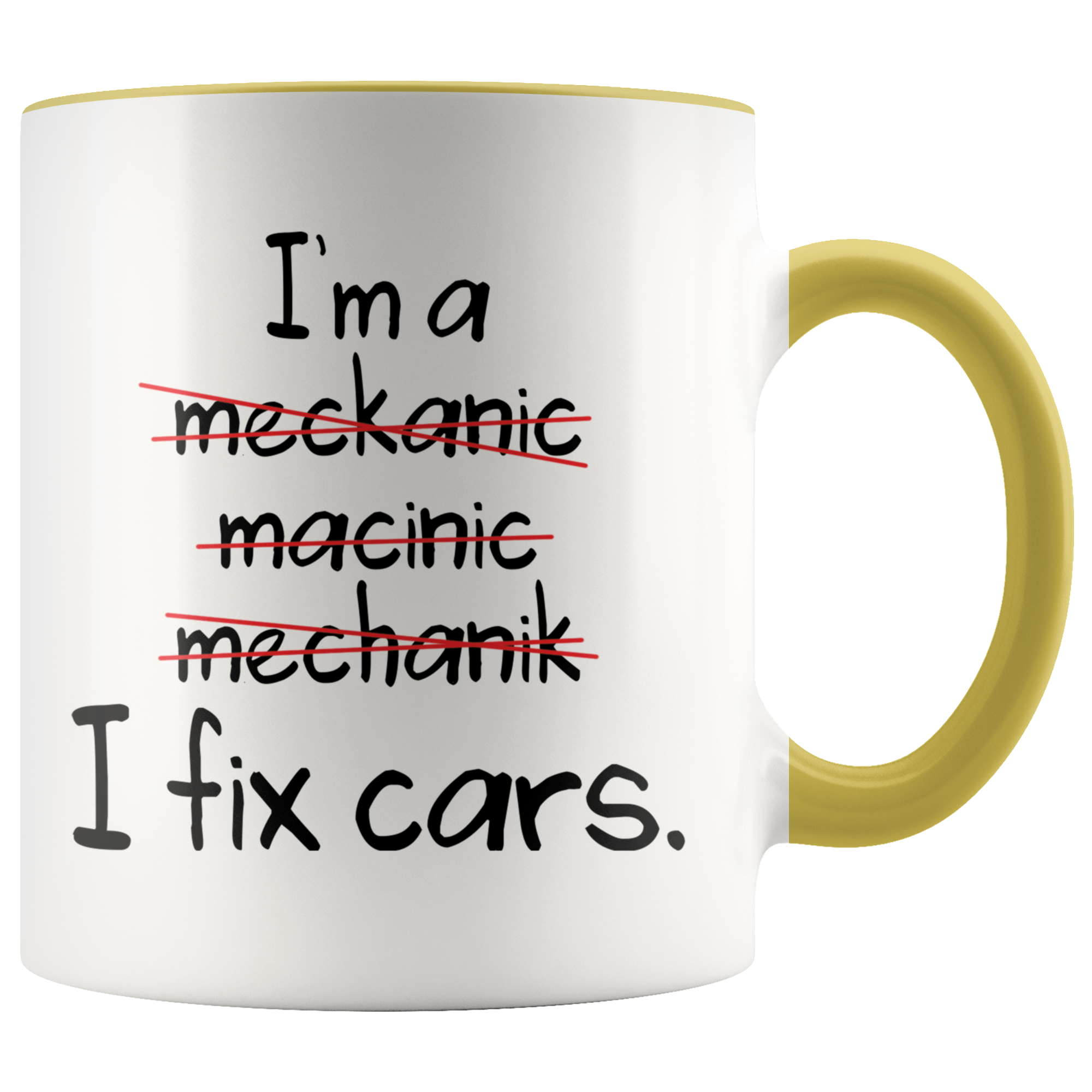 Accent Mug - Mechanic Spelling