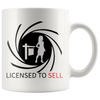 White 11oz Mug - Licensed To Sell