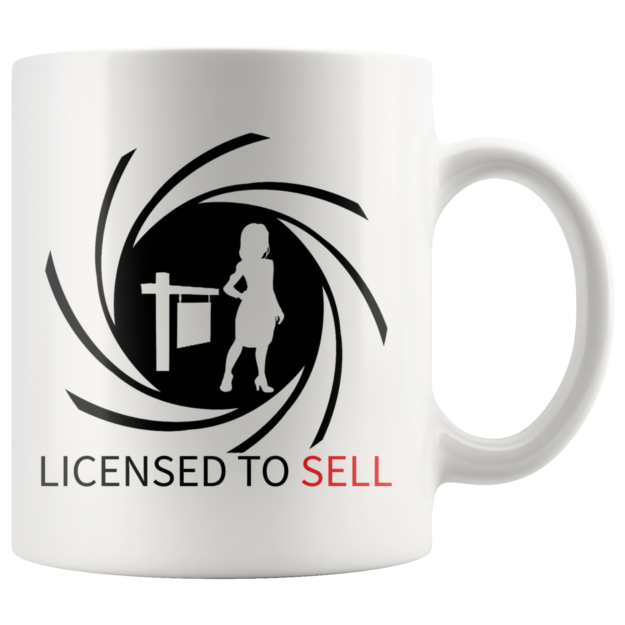 White 11oz Mug - Licensed To Sell