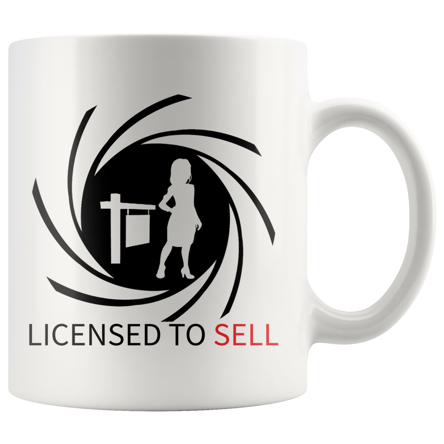 White 11oz Mug - Licensed To Sell
