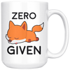 White 15oz Mug - Zero Fox Given