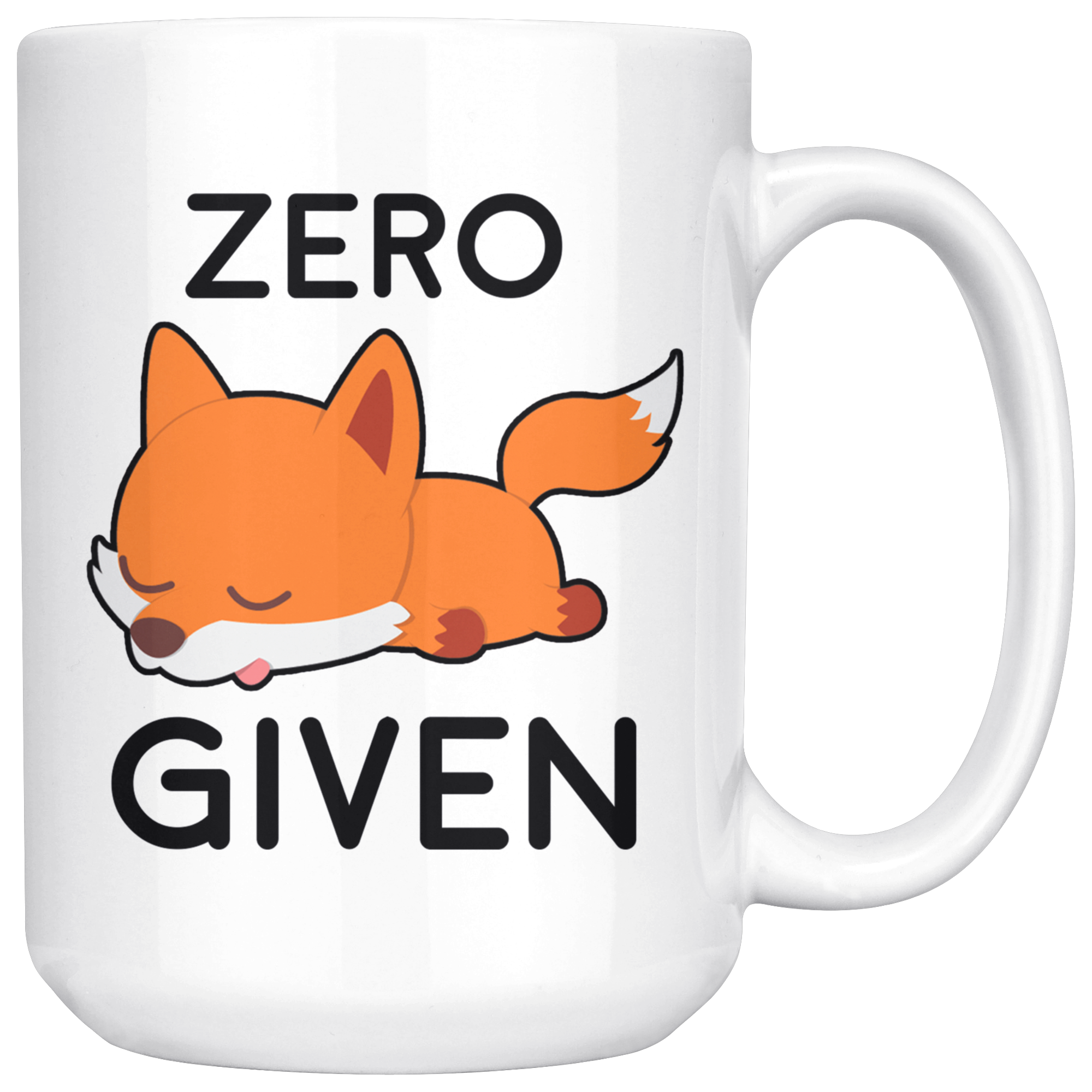 White 15oz Mug - Zero Fox Given