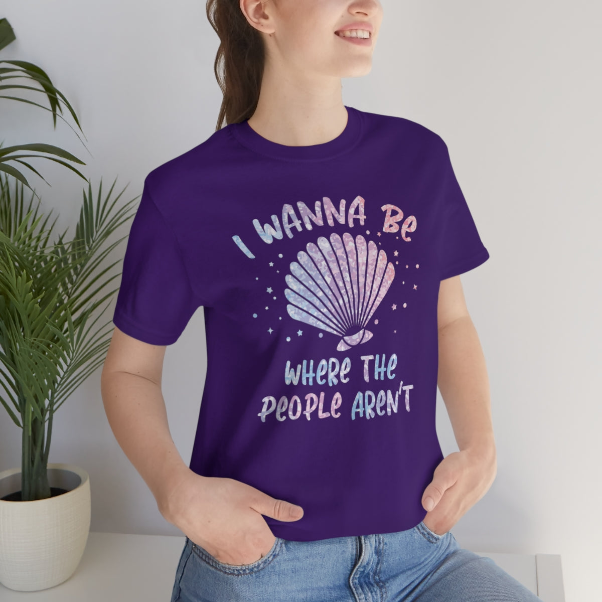 I Wanna Be Where The People Aren't Mermaid TShirtSon UK