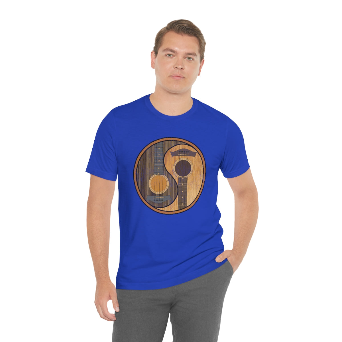 Guitar Yin Yang TShirtSon UK