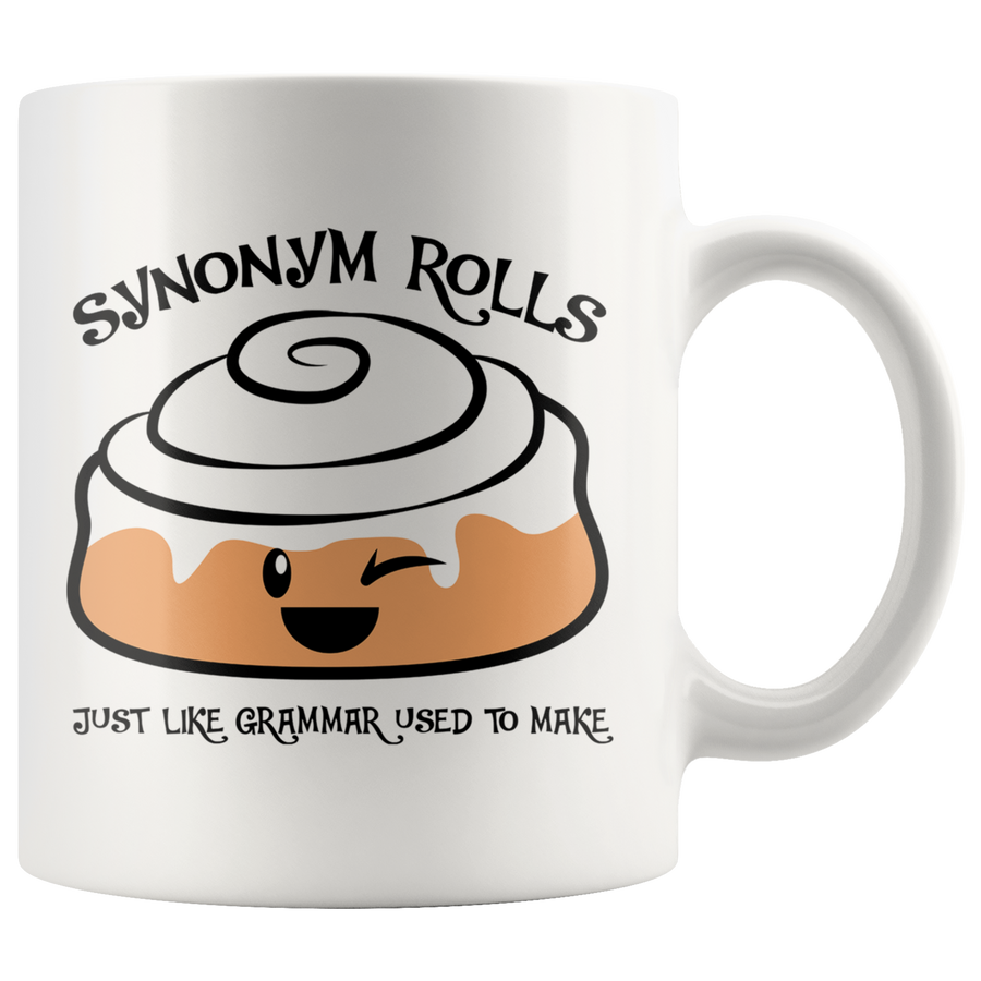 White Mugs - Synonym Rolls