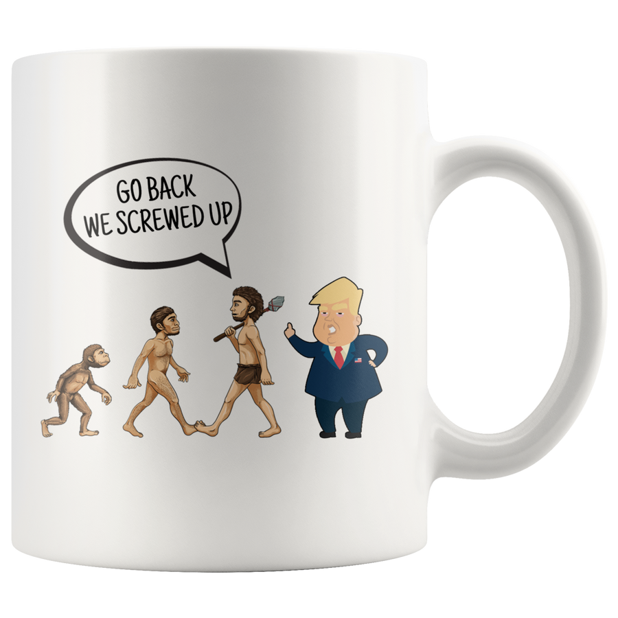 White 11oz Mug - Trump Screwed Up