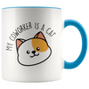 Accent Mug - My Coworker Is A Cat