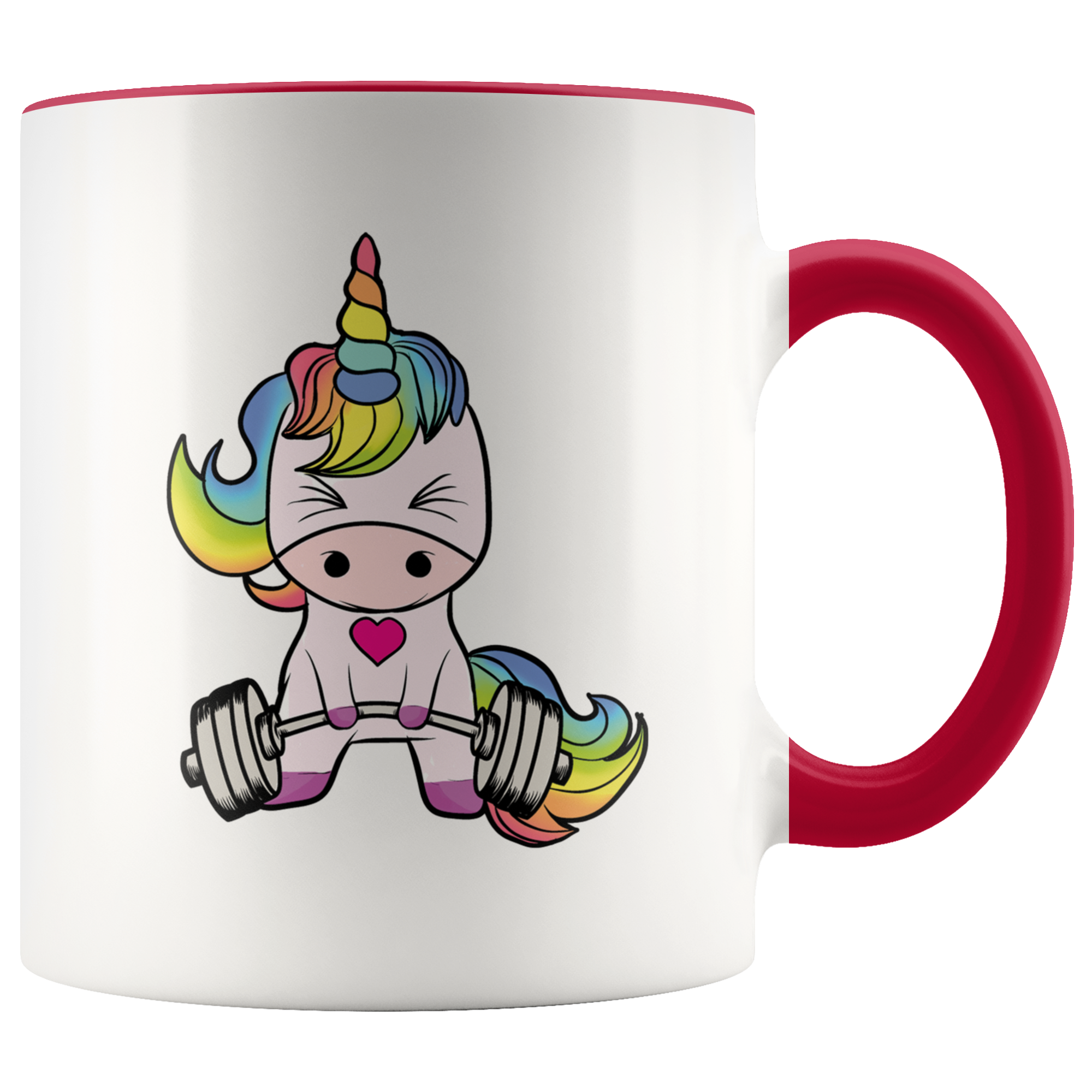 Accent Mug - Unicorn Gym Weightlifting