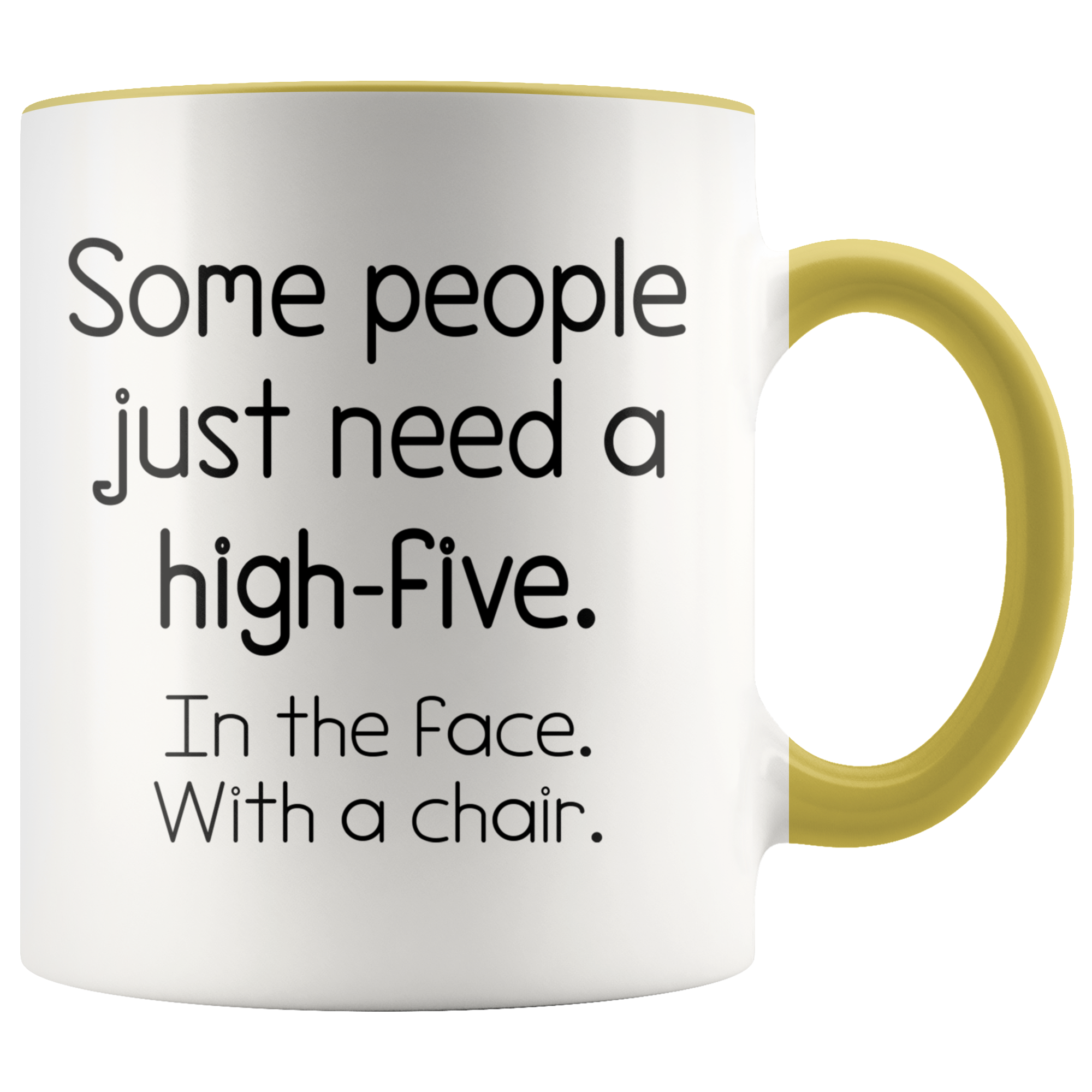 Accent Mug - High Five Face