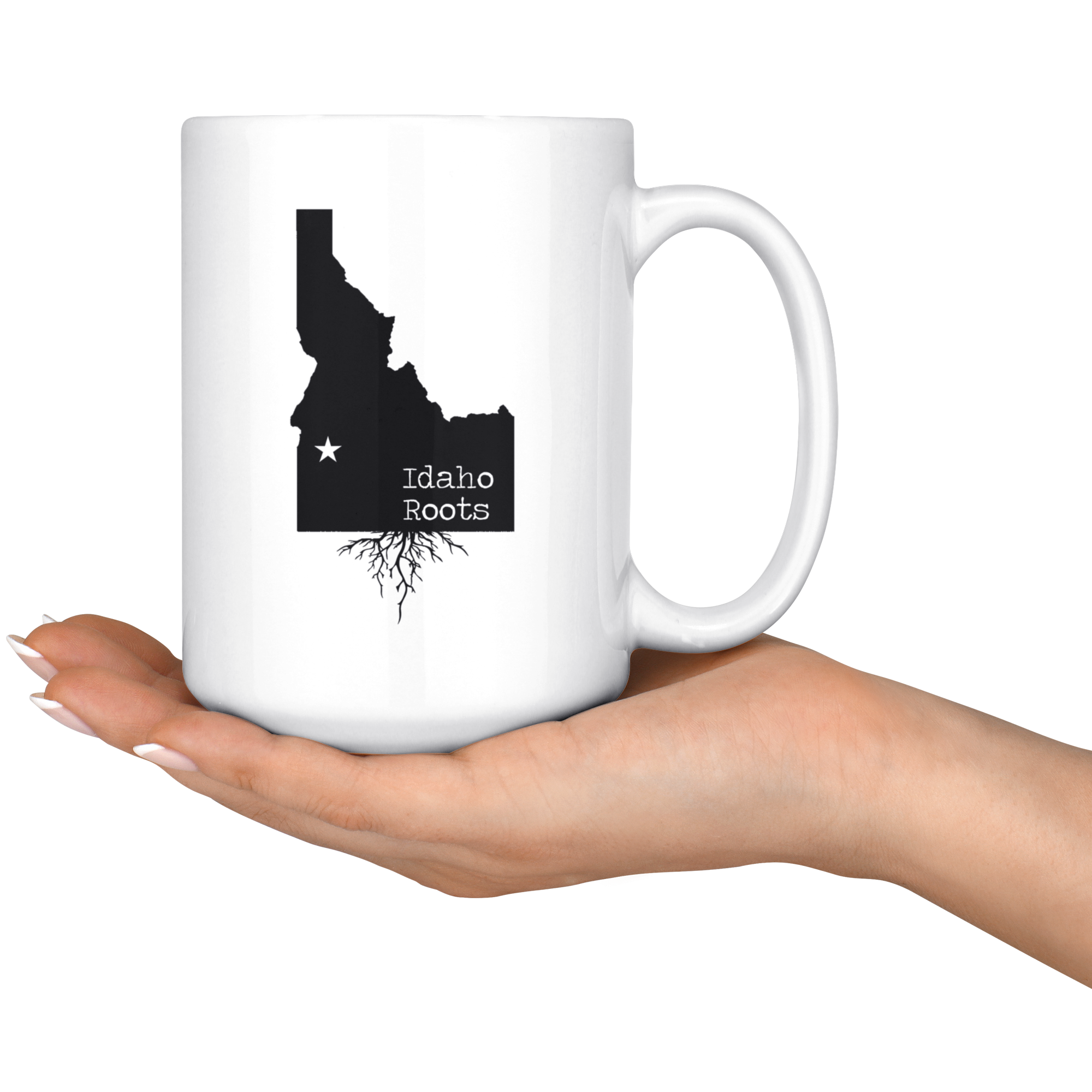 White Mugs - Idaho Roots