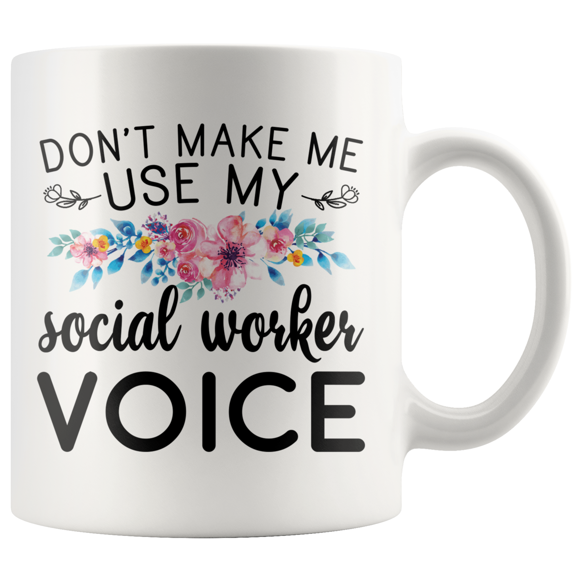 White 11oz Mug - Social Worker Voice