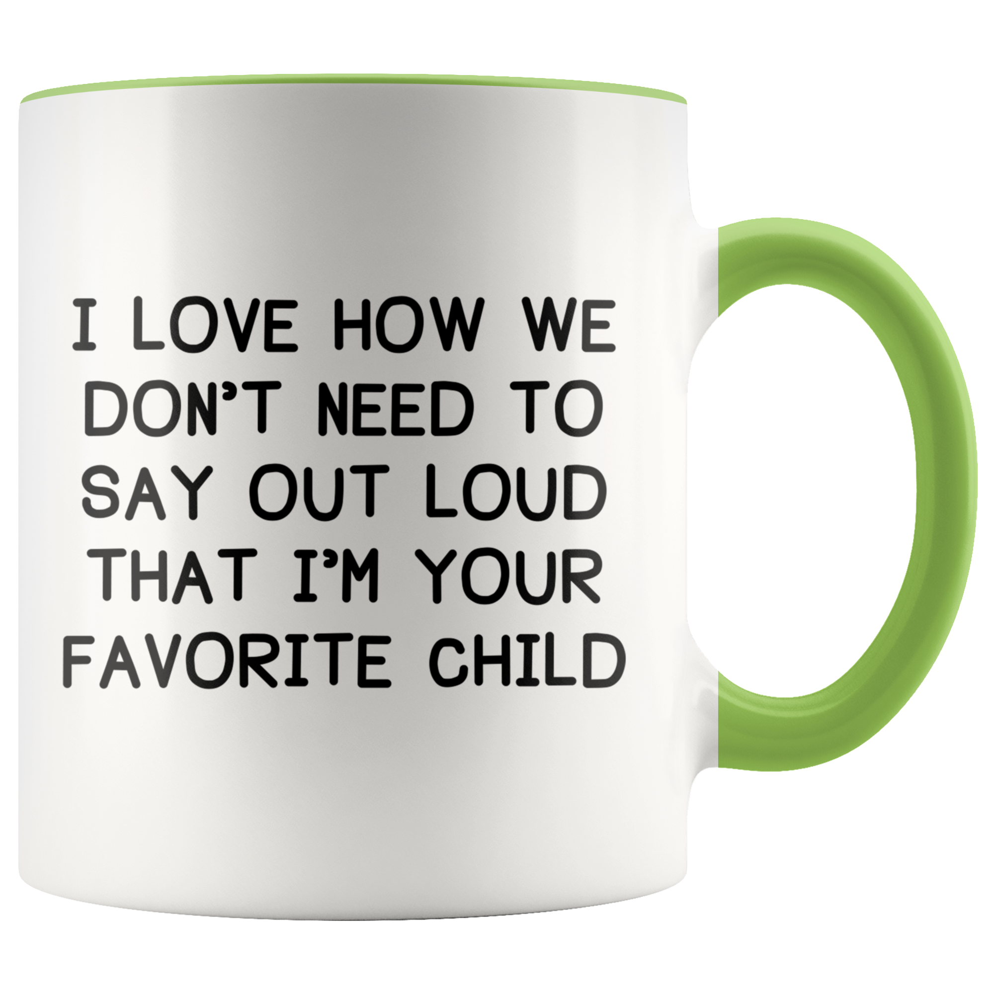 Accent Mugs - Favorite Child Outloud