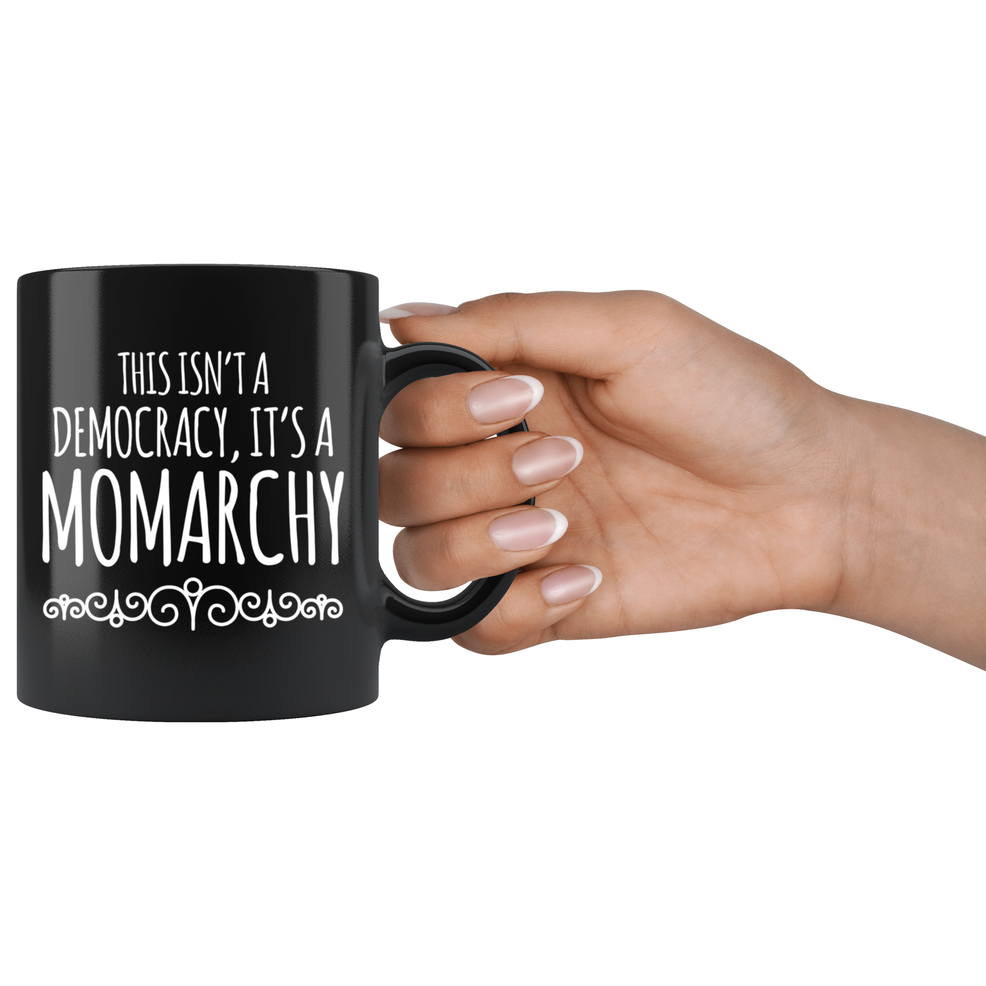 Black 11oz Mug - Momarchy