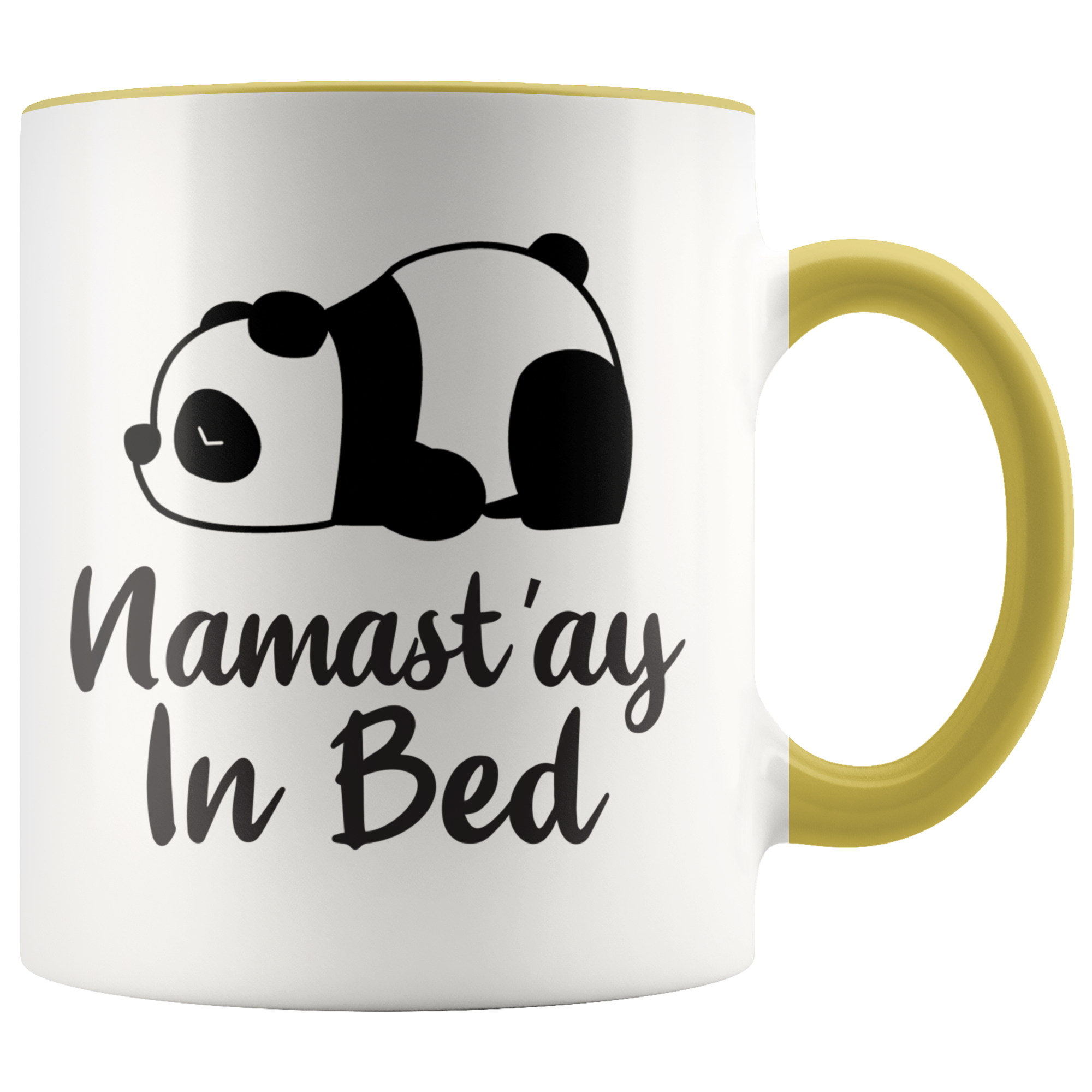 Accent Mug - Namastay In Bed Panda