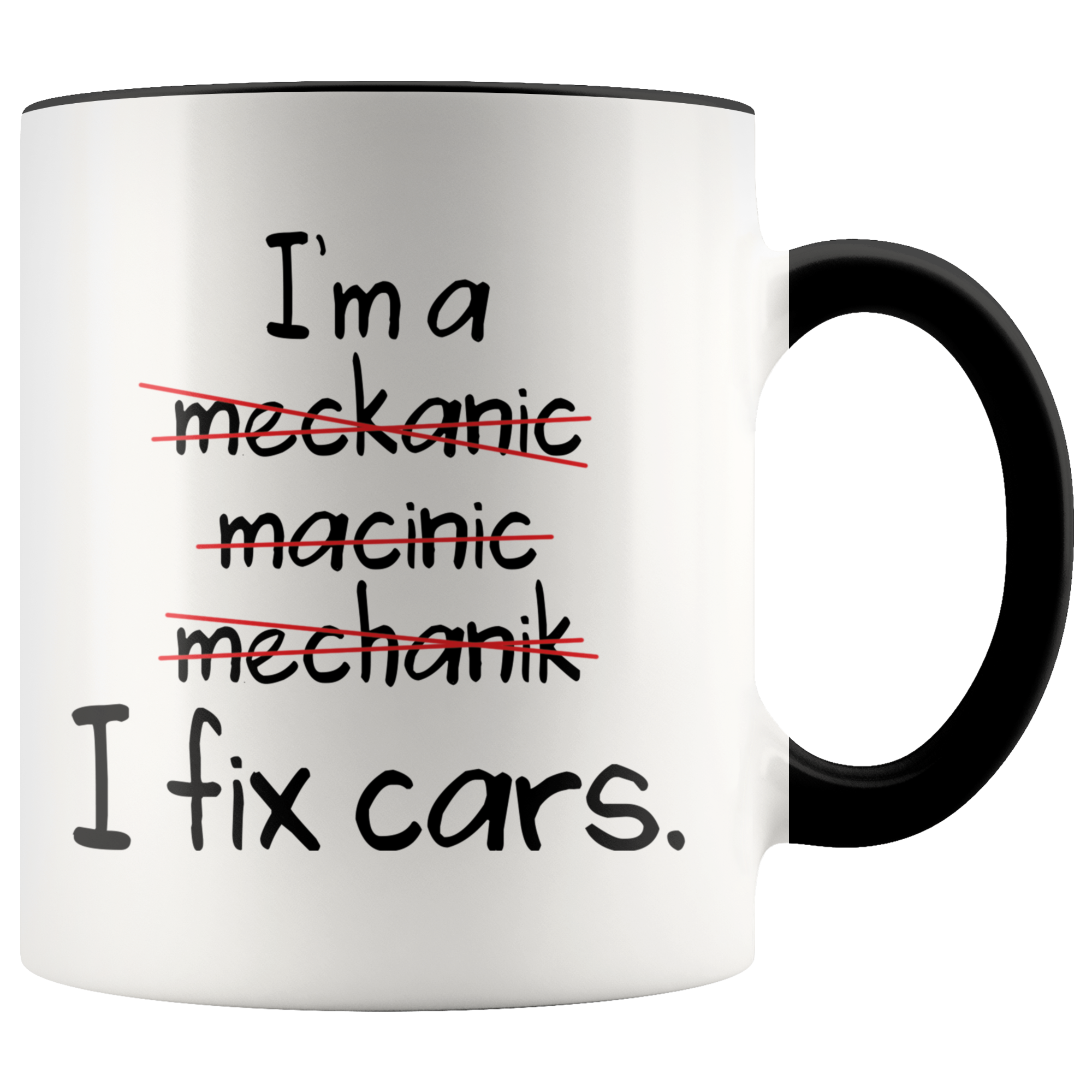 Accent Mug - Mechanic Spelling